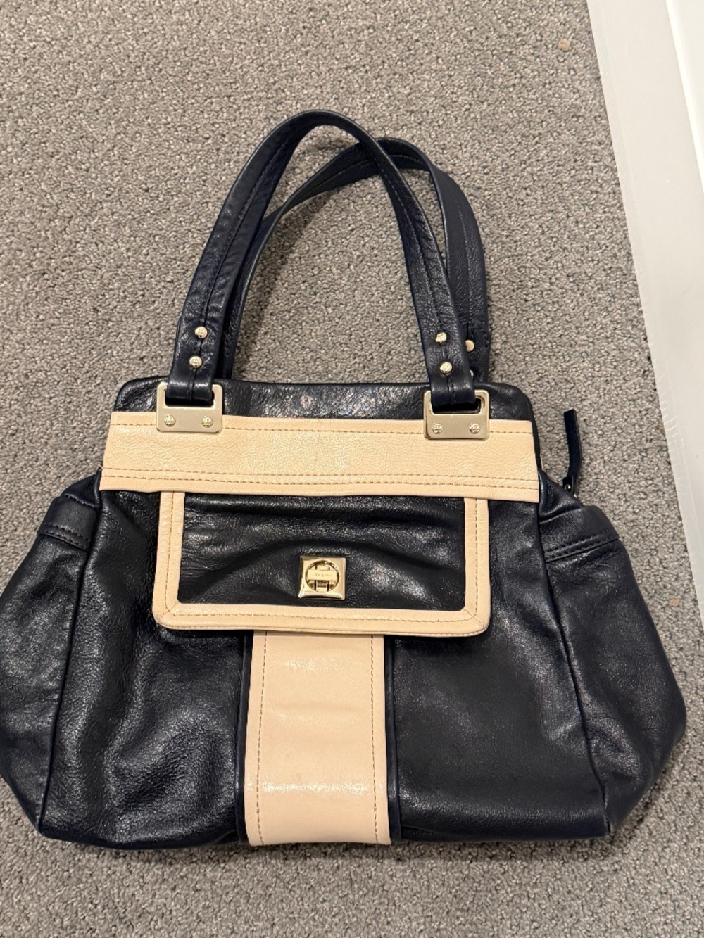 Kate Spade Purse | Navy & Cream